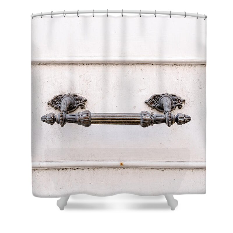 Ancient Shower Curtain featuring the photograph Door Knobs of the world 26 by Sotiris Filippou