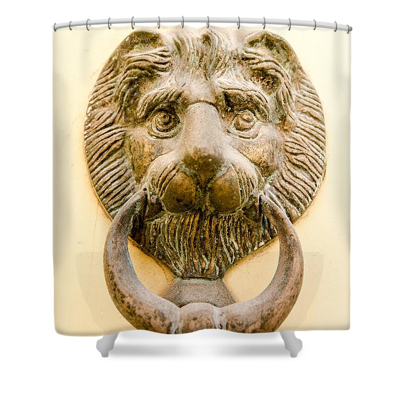 Ancient Shower Curtain featuring the photograph Door Knobs of the world 51 by Sotiris Filippou
