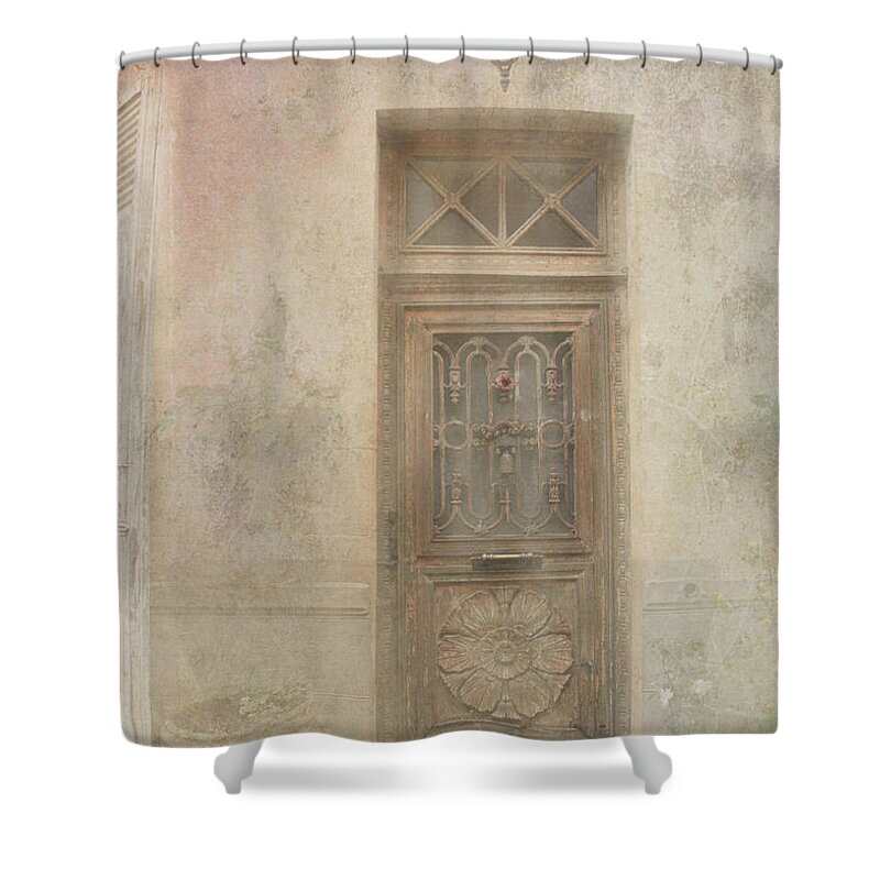 Door To The Past Shower Curtain featuring the photograph Door to the Past by Victoria Harrington