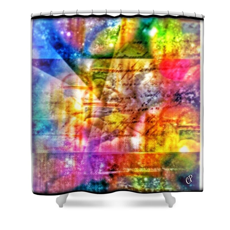 Door Shower Curtain featuring the digital art Doorway to the Soul by Christine Paris