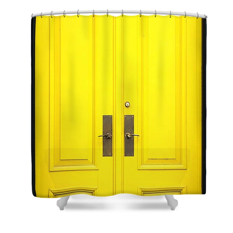 Doors Shower Curtain featuring the photograph Double door by Merle Grenz
