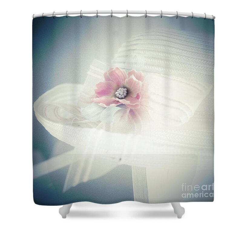 Hat Shower Curtain featuring the photograph Doucereuse - mm3 by Variance Collections