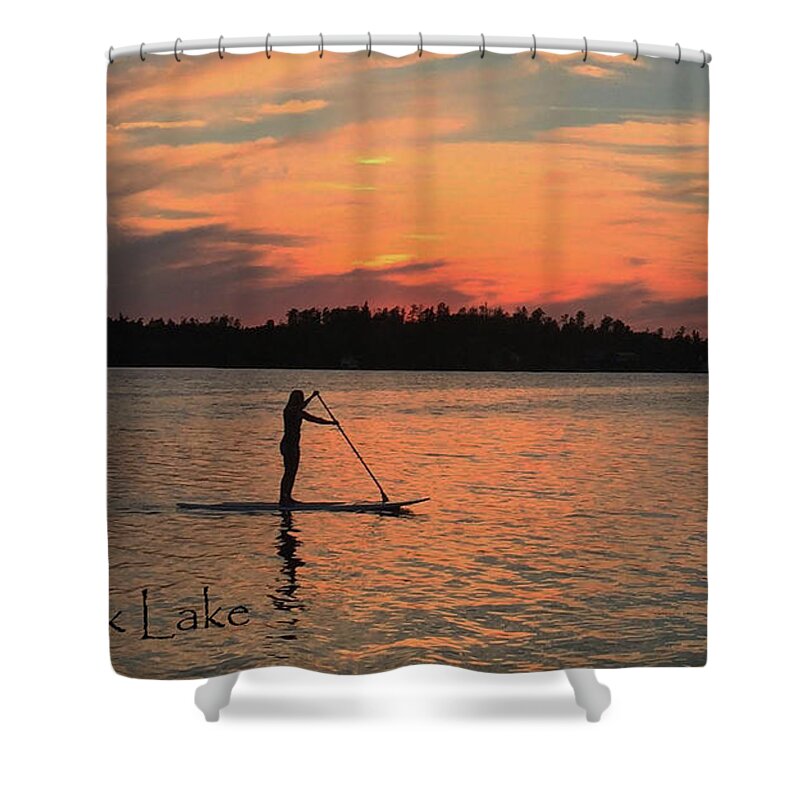 Doug Hobson Shower Curtain featuring the photograph Doug Hobson, Red Rock Lake by Tom Janca