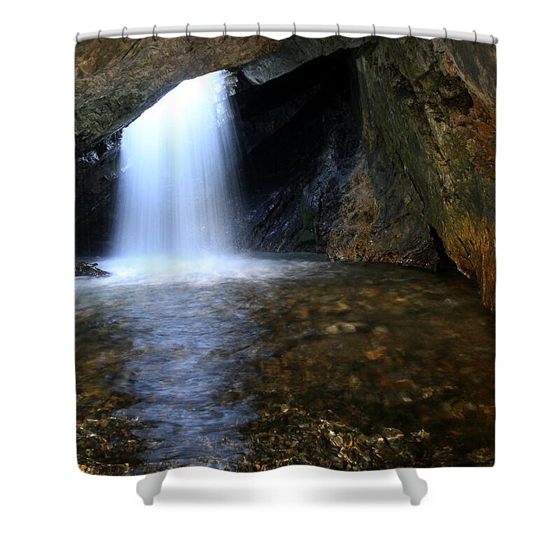 Utah Shower Curtain featuring the photograph Doughnut Falls by Brett Pelletier