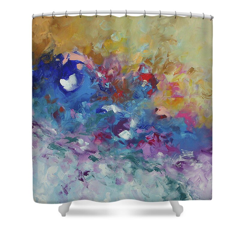 Painting Shower Curtain featuring the painting Dove by Linda Monfort