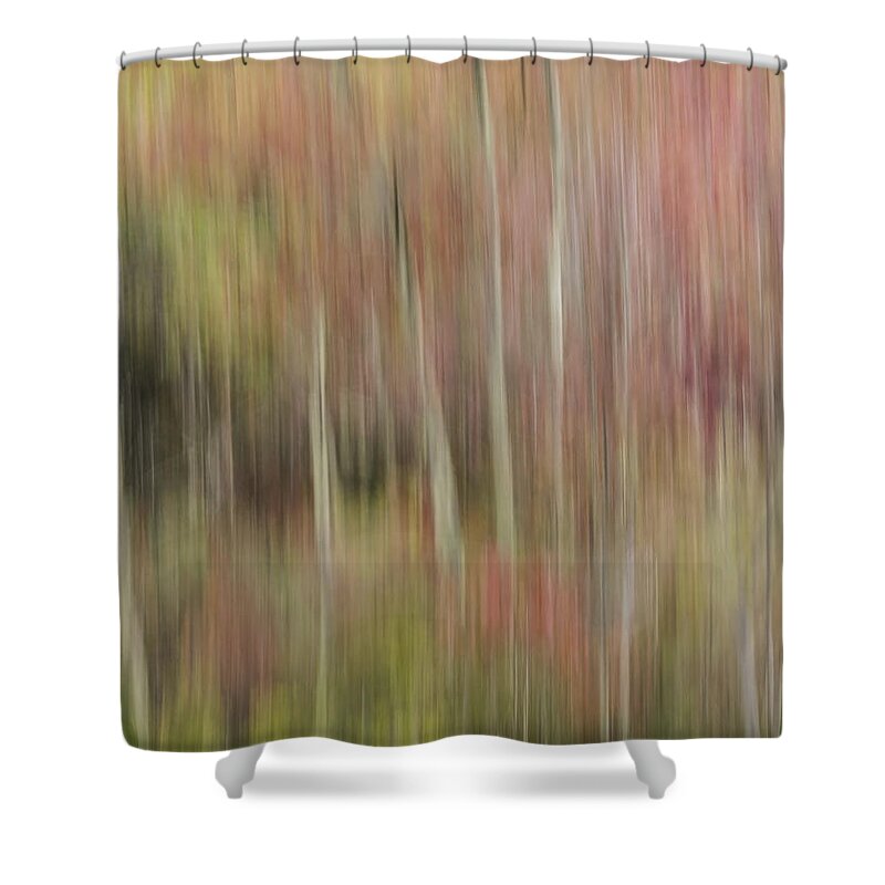 Vertical Pan Shower Curtain featuring the photograph Down by the River by Lili Feinstein
