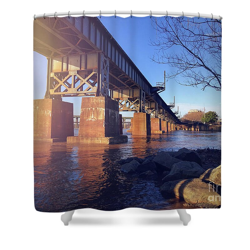 Photoshop Shower Curtain featuring the photograph Downtown by Melissa Messick