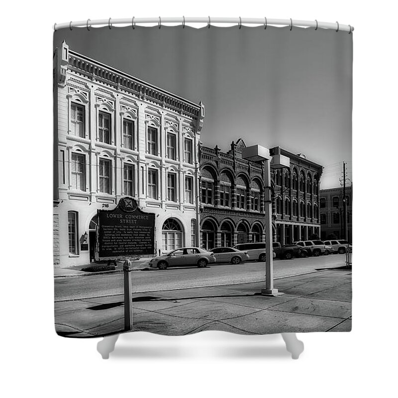 Montgomery Shower Curtain featuring the photograph Downtown Montgomery Alabama by Mountain Dreams