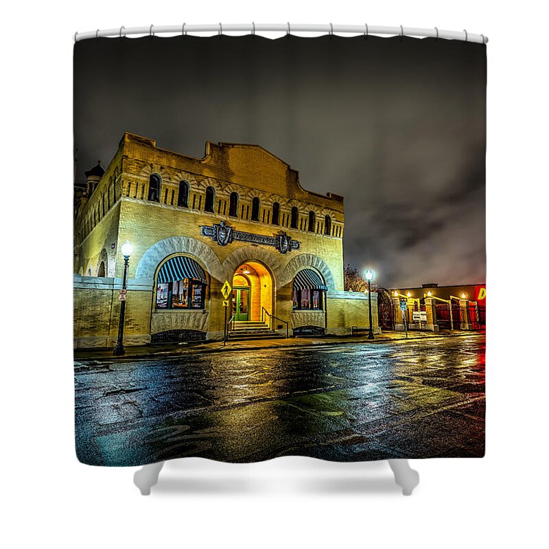 Can Shower Curtain featuring the photograph Dr Pepper Museum by David Morefield
