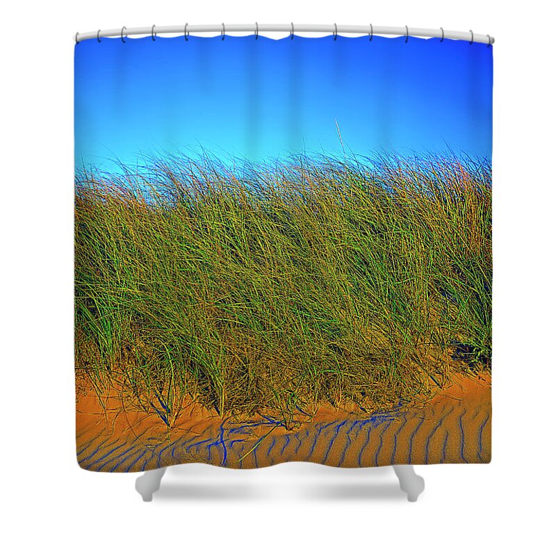 Oceanfront Shower Curtain featuring the photograph Drake's Island Beach by Tom Jelen