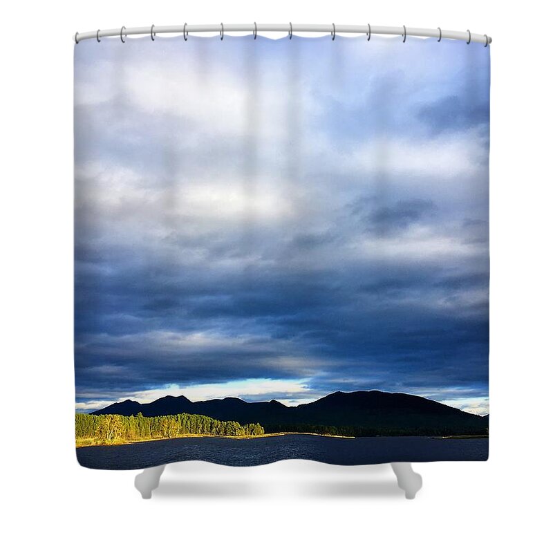 Landscape Shower Curtain featuring the photograph Dramatic Landscape by Cristina Stefan
