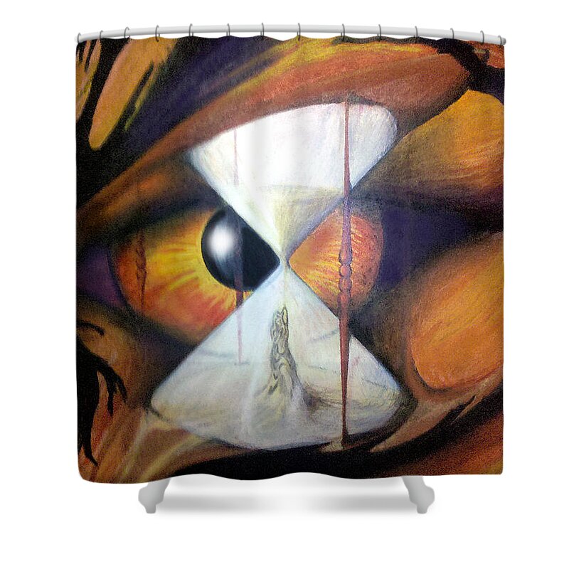 Dream Shower Curtain featuring the painting Dream Image 7 by Kevin Middleton