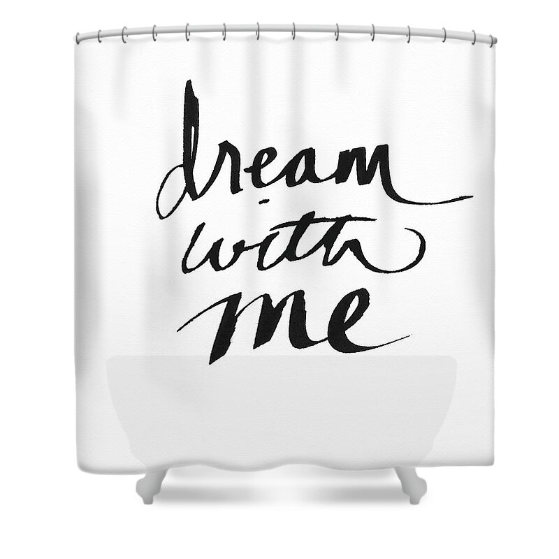 Dream Shower Curtain featuring the painting Dream With Me- Art by Linda Woods by Linda Woods