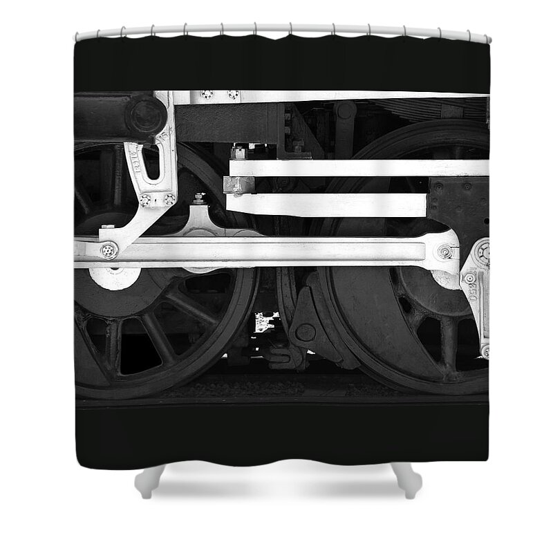 Drive Train Shower Curtain featuring the photograph Drive Train by Mike McGlothlen