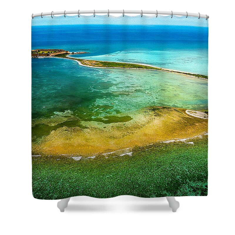 Drytortugas Shower Curtain featuring the photograph Dry Tortugas by Jody Lane