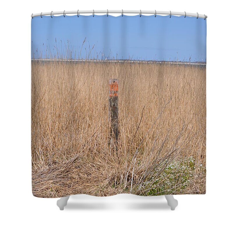 Photo. Dunes Shower Curtain featuring the photograph Dune mark by Eduard Meinema