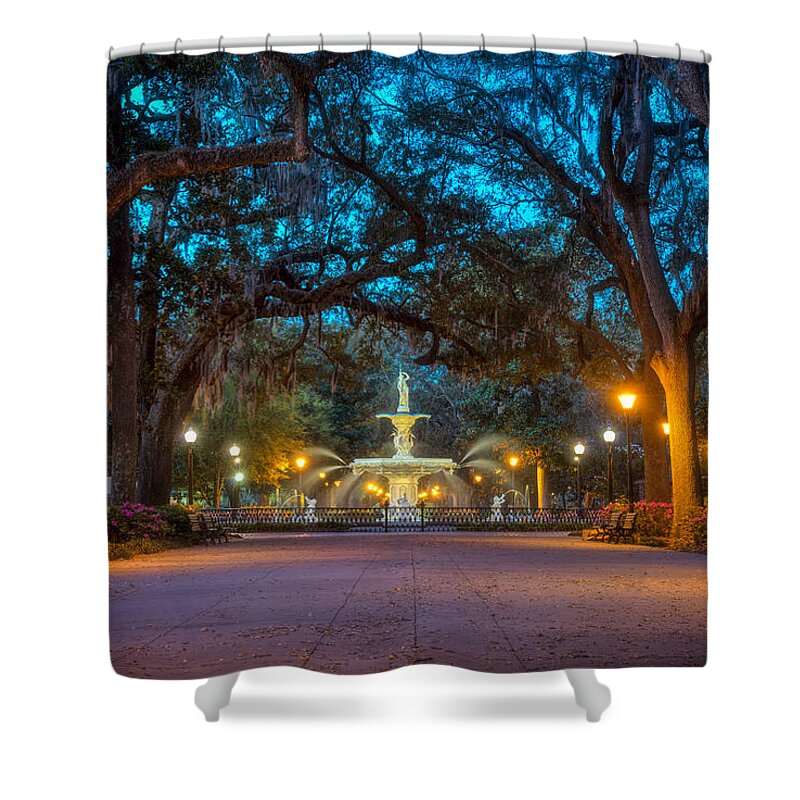 Savannah Shower Curtain featuring the photograph Early Morning Savannah by Matt Hammerstein