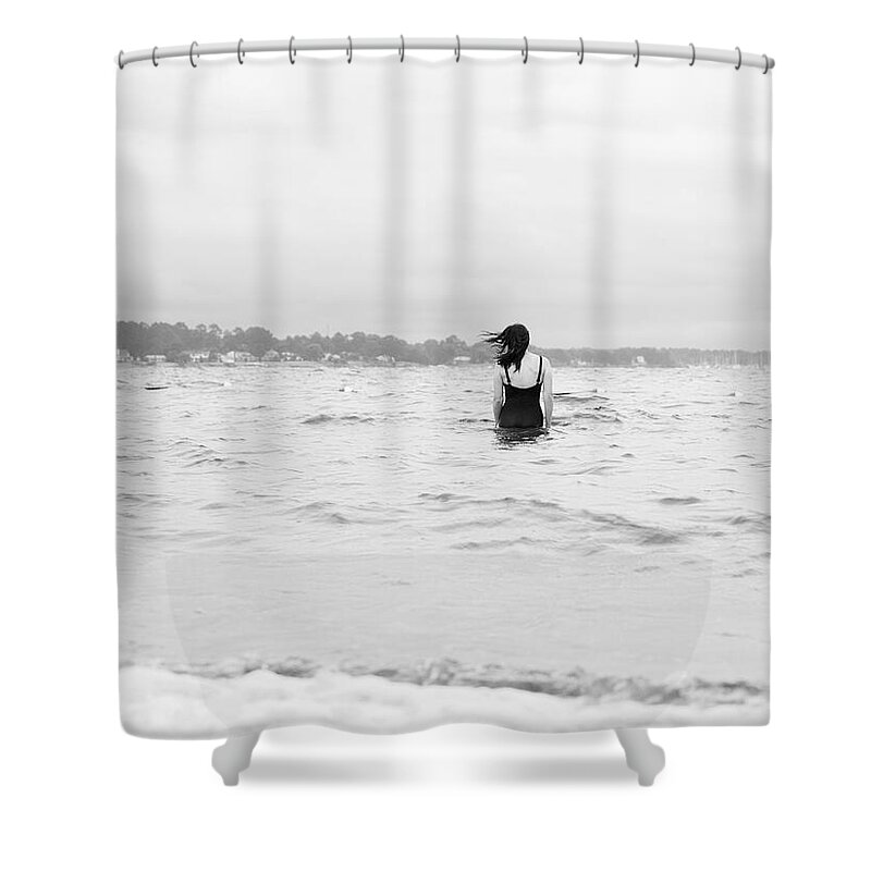 Water Shower Curtain featuring the photograph East Coast by Rachel Morrison