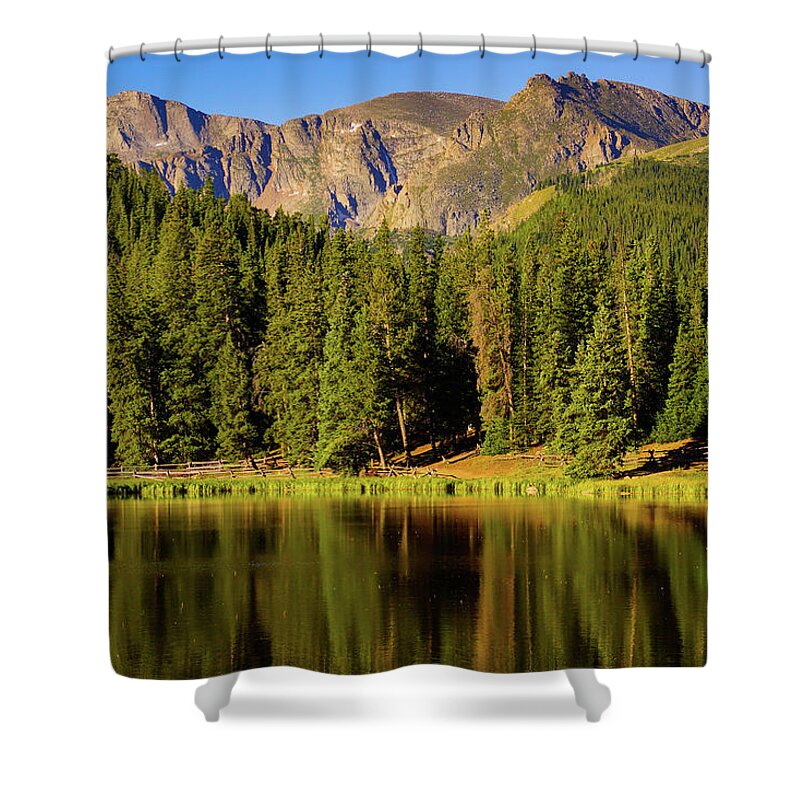 Colorado Shower Curtain featuring the photograph Echo Lake by John De Bord
