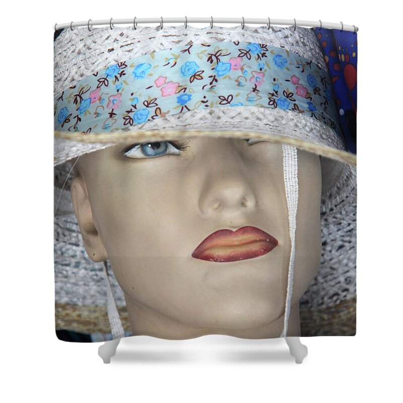 Jezcself Shower Curtain featuring the photograph Edie by Jez C Self