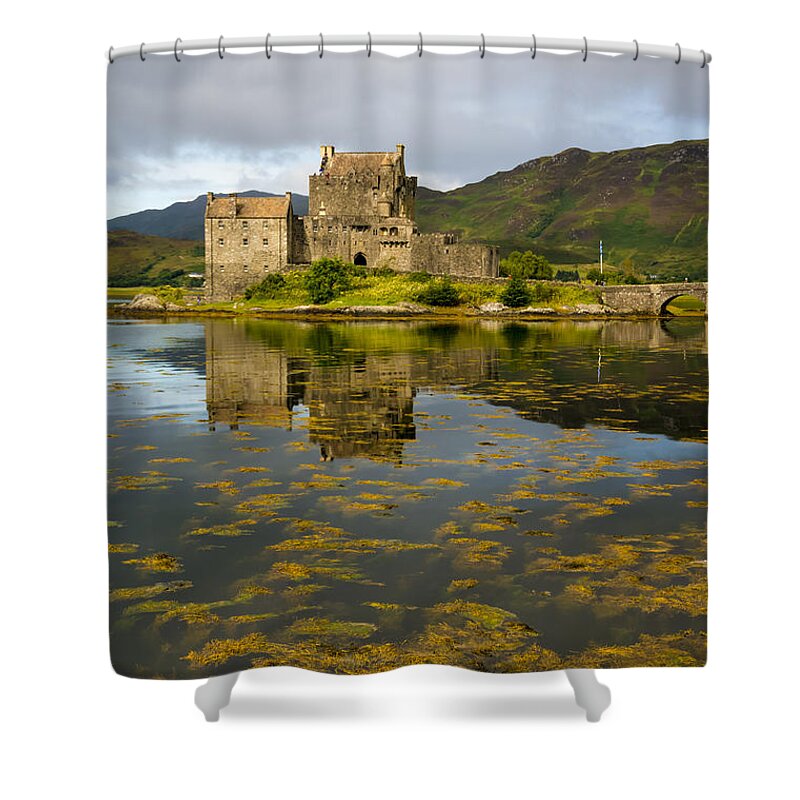 Scotland Shower Curtain featuring the photograph Eilean Donan Castle 2nd September 2015 by John Paul Cullen