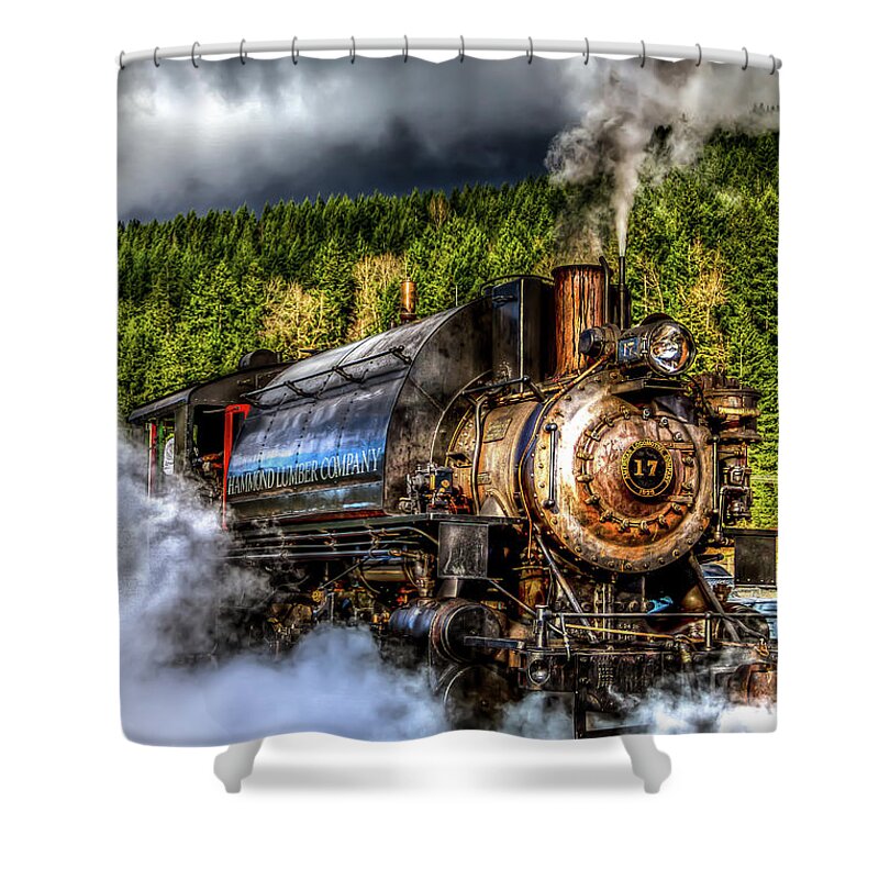 Mt Shower Curtain featuring the photograph Elbe Steam Engine #17 HDR by Rob Green