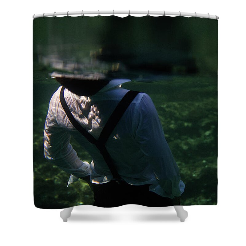Swim Shower Curtain featuring the photograph Elegancy by Gemma Silvestre