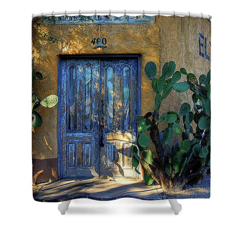 Door Shower Curtain featuring the photograph Elysian Grove In The Morning by Lois Bryan