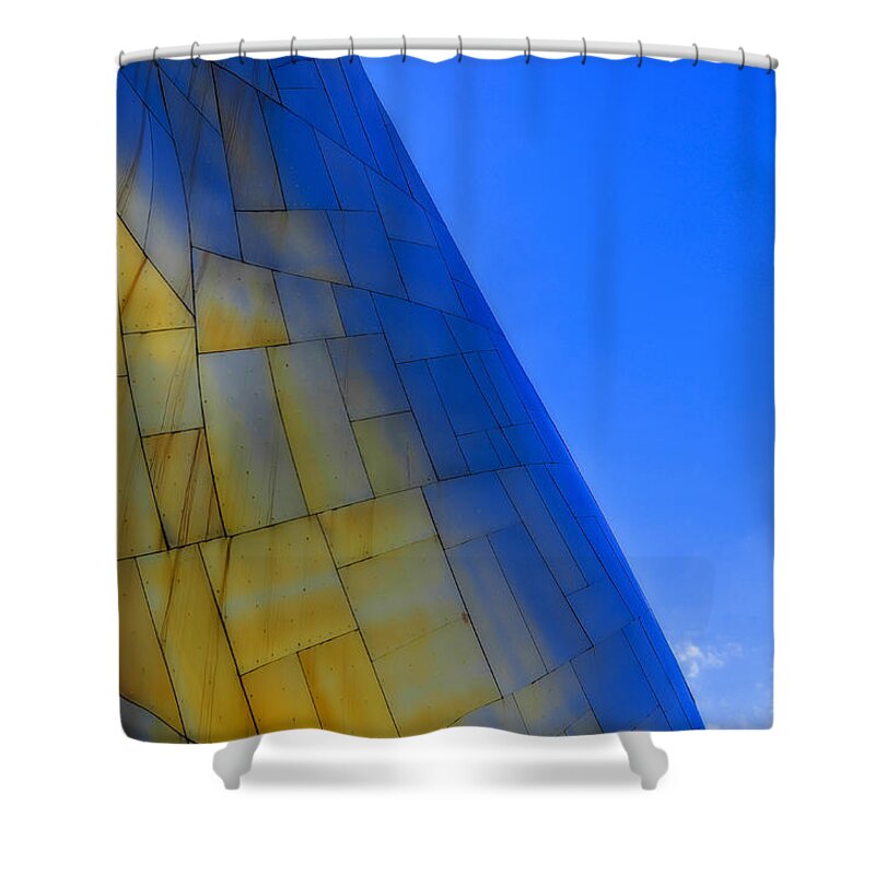Museum Shower Curtain featuring the photograph MoPOP 4 by Pelo Blanco Photo