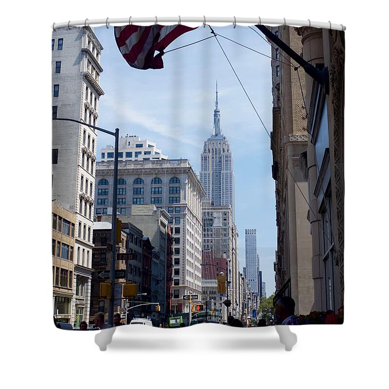 2016 New York Shower Curtain featuring the photograph Empire State Building by Fumio Kawabata