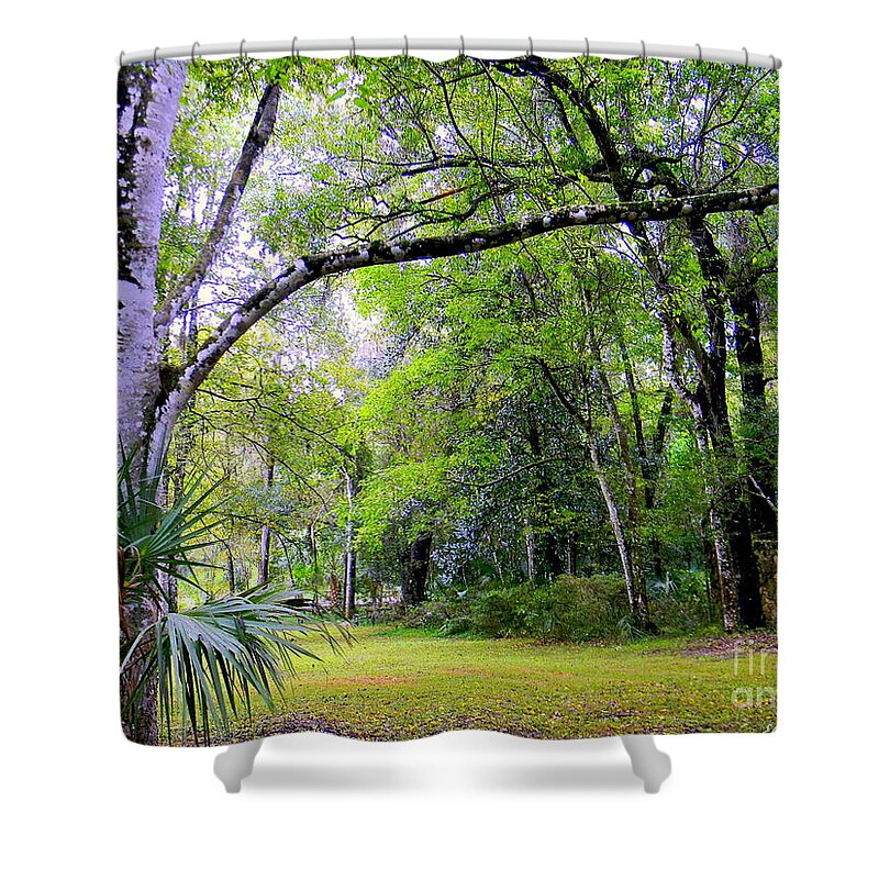 Florida Shower Curtain featuring the photograph Enchanted by Elfriede Fulda