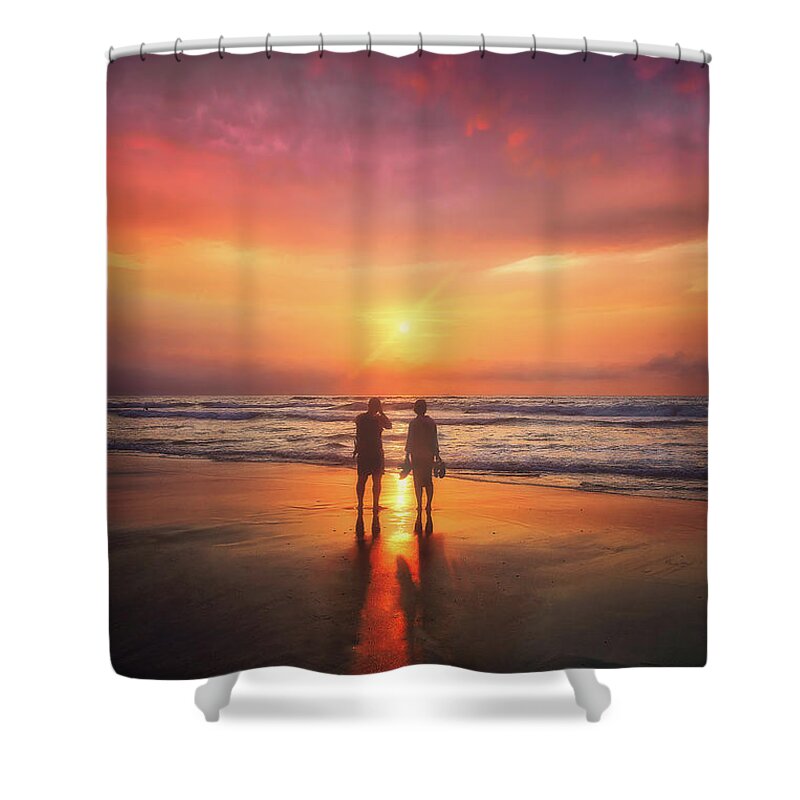 Silhouette Shower Curtain featuring the photograph Enchanted by Mikel Martinez de Osaba