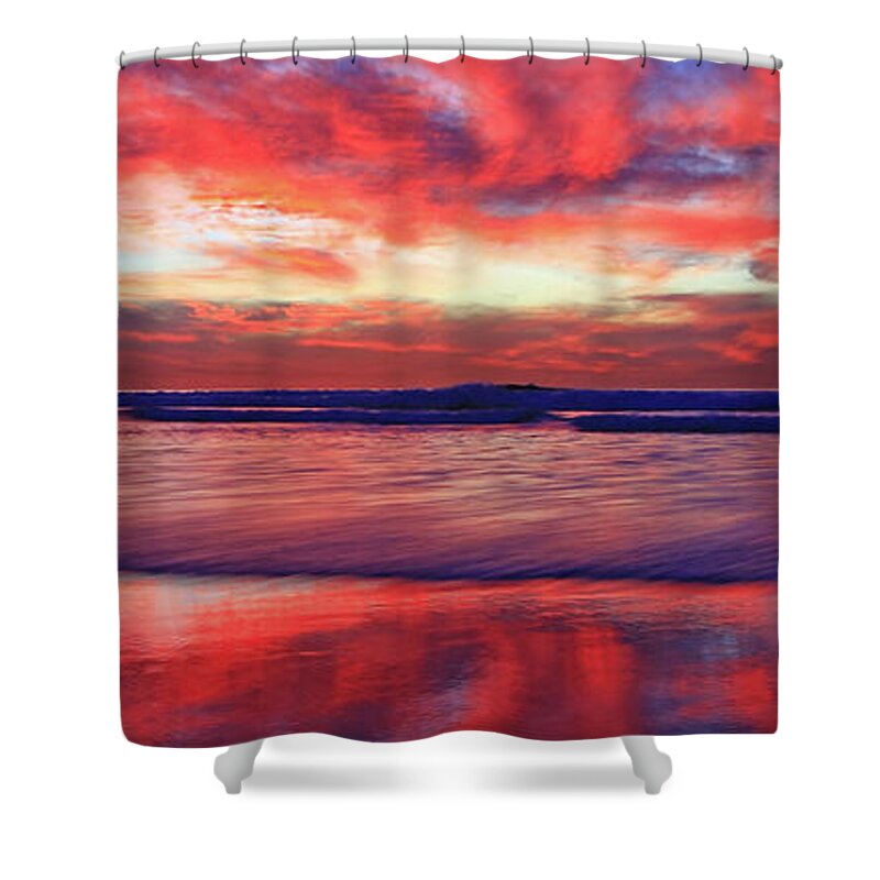Landscapes Shower Curtain featuring the photograph December Light by John F Tsumas