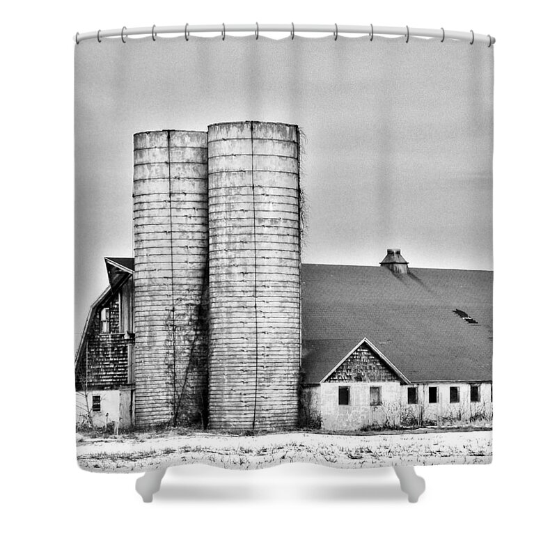 Farm Shower Curtain featuring the photograph End of an Era by Kim Bemis