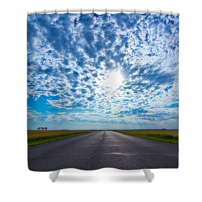 Highway Shower Curtain featuring the photograph Endless Highway 2 by Jana Rosenkranz