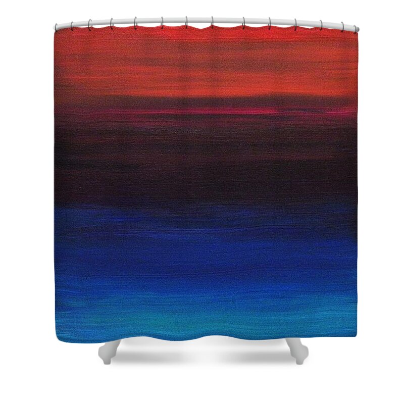 Original Shower Curtain featuring the painting Endless by Todd Hoover
