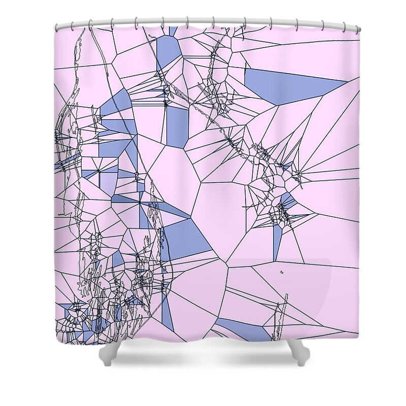 Art Shower Curtain featuring the digital art Endowment of Apathy by Jeff Iverson