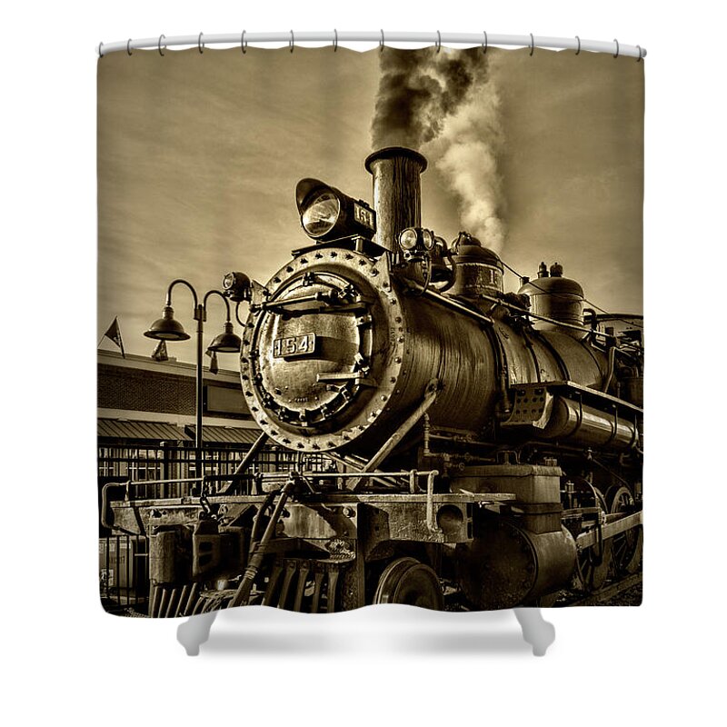 Knoxville Shower Curtain featuring the photograph Engine Steam by Sharon Popek