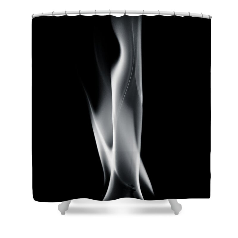 Fire Shower Curtain featuring the photograph Engulfed by Andy Smetzer