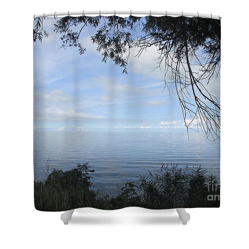 Enkhuizen Shower Curtain featuring the photograph The IJsselmeer in Enkhuizen by Chani Demuijlder