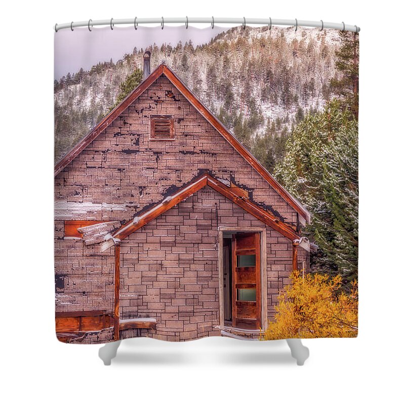 Landscape Shower Curtain featuring the photograph Entry by Marc Crumpler