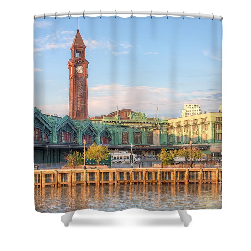 Clarence Holmes Shower Curtain featuring the photograph Erie Lackawanna Terminal III by Clarence Holmes