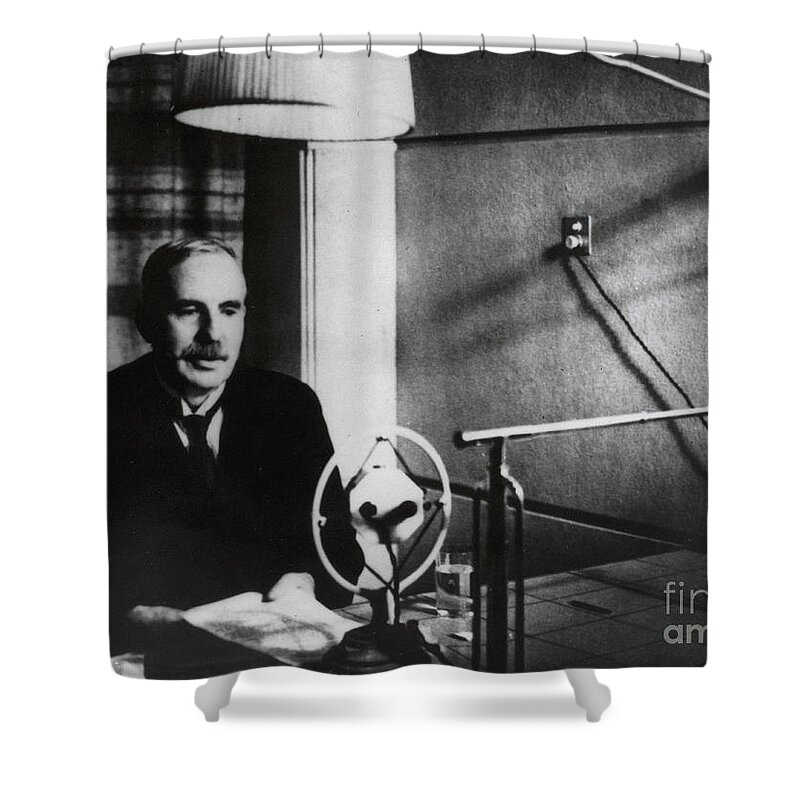 The Atom Shower Curtains