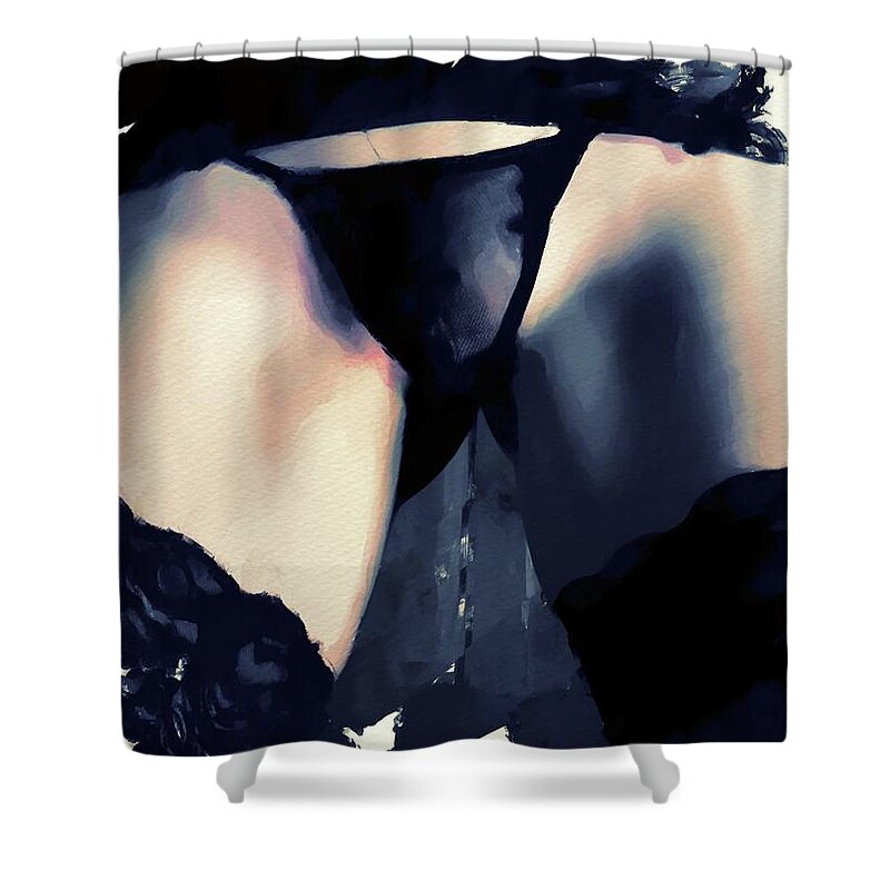 800px x 800px - Erotic Triangle Shower Curtain