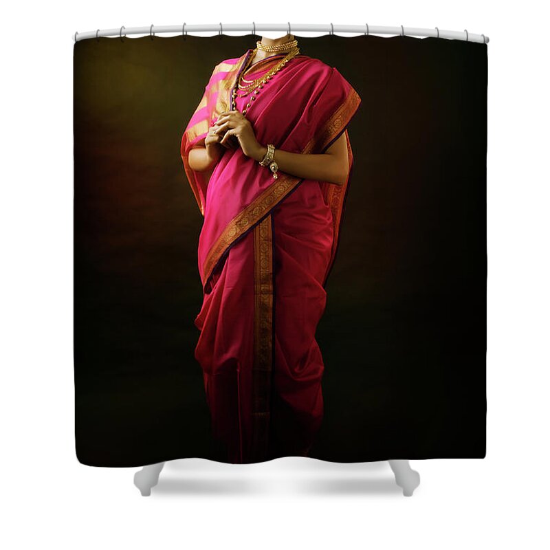 Ethnic Shower Curtain featuring the photograph Ethnic Indian by Kiran Joshi