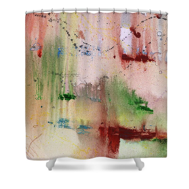 Mist Shower Curtain featuring the painting Evaporated by Phil Strang