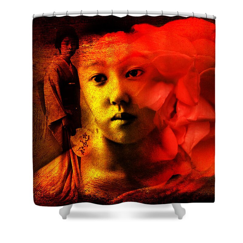 Japanese Shower Curtain featuring the photograph Even in Dreams by Rebecca Sherman