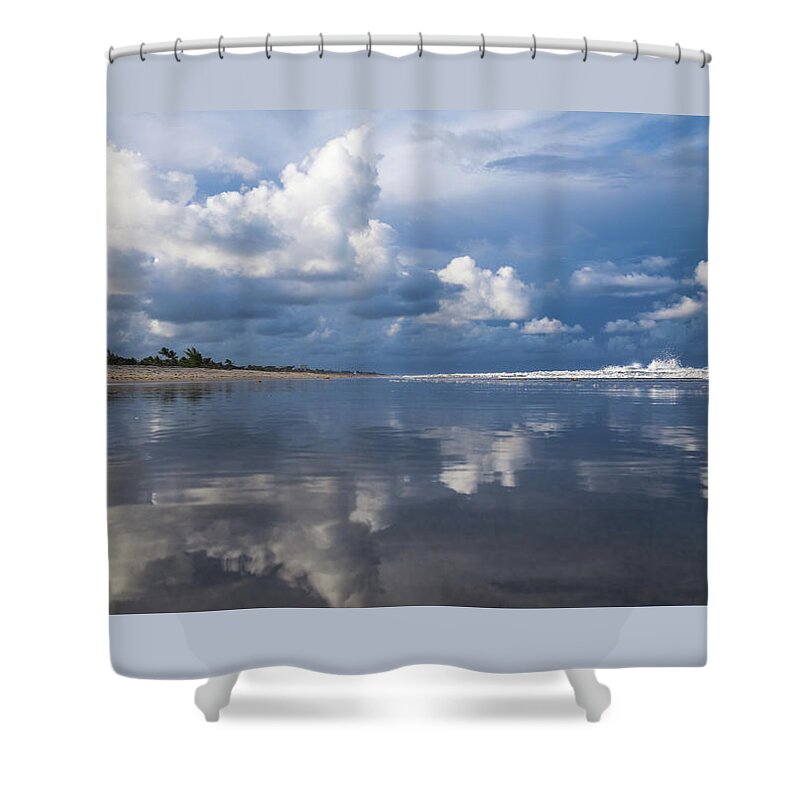Lorida Shower Curtain featuring the photograph Evening Beach Walk 2 Delray Beach Florida by Lawrence S Richardson Jr
