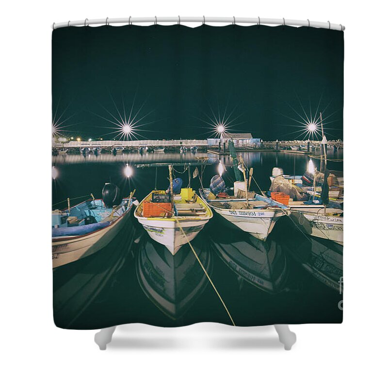 Loreto Shower Curtain featuring the photograph Evening Glass by Becqi Sherman
