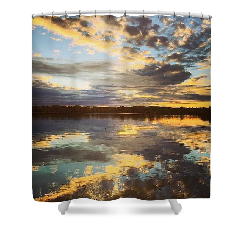 Shadows Shower Curtain featuring the photograph every Sunset Is An Opportunity To by Sandy Major Photography